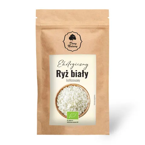 Ryż biały EKO – gotowany i liofilizowany 120 g