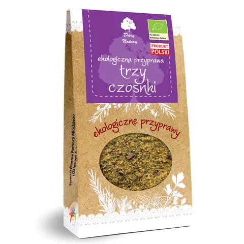 Przyprawa trzy czosnki EKO 50 g