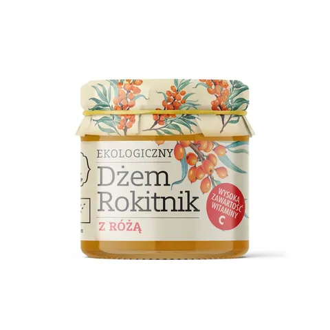 Dżem rokitnik z różą EKO 200 g