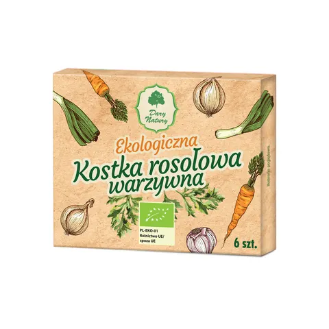 Kostka rosołowa warzywna EKO 60 g (6x10 g)