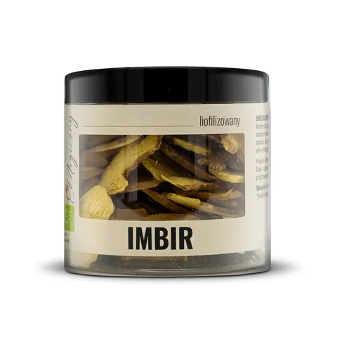 Imbir plastry liofilizowane EKO 60 g