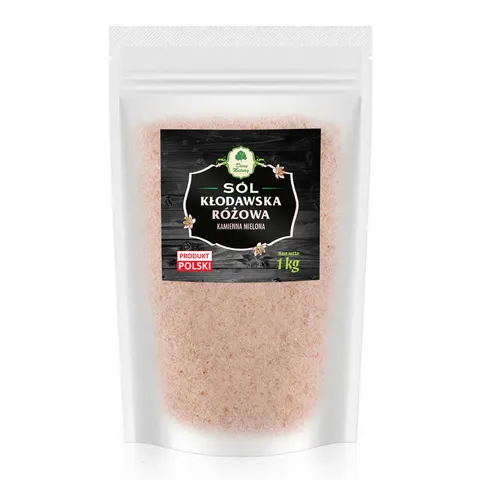 Sól kłodawska różowa mielona 1 kg