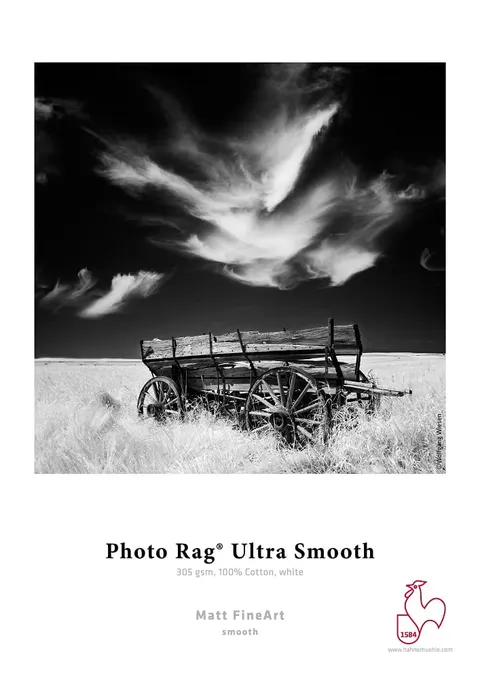Papier HAHNEMUHLE Photo Rag Ultra Smooth 305 g/m2 - A4, 25 arkuszy
