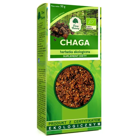 Herbatka Chaga EKO 50 g - suplement diety