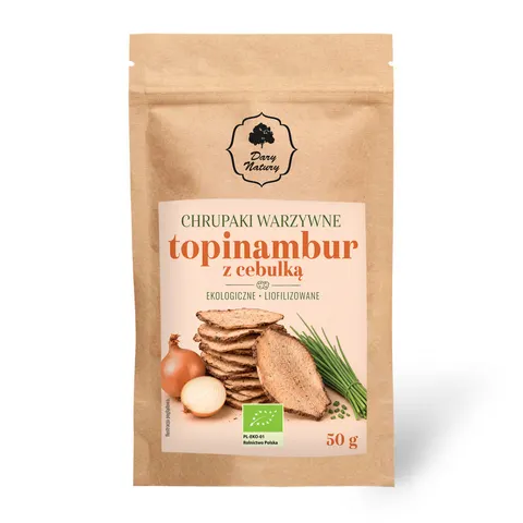 Chrupaki warzywne topinambur z cebulką liofilizowane EKO 50 g