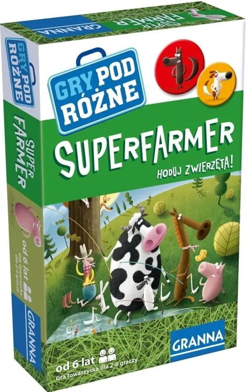 Superfarmer Granna - Gra podróżna dla dzieci 6+