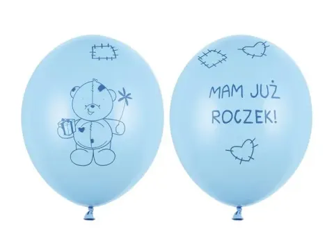 Balony Miś - mam już... P. Baby Blue