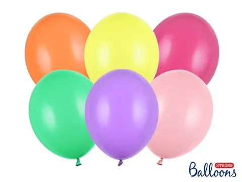 Balony Strong pastelowe 30cm 100szt - Akcesoria urodzinowe
