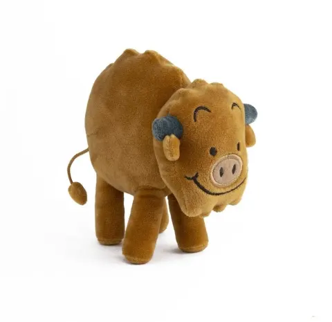Maskotka Żubr Pompik 16 cm - przytulanka dla dzieci
