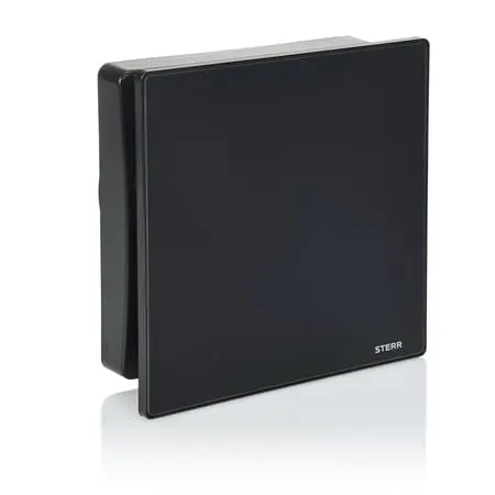 Wentylator STERR - BSL 100 B - króciec 4,6cm, ze szklanym panelem przednim
