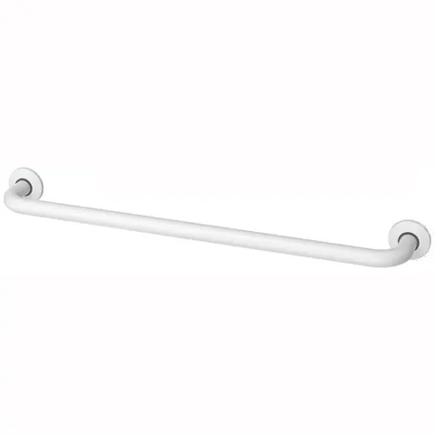 Poręcz prosta dla niepełnosprawnych 70 cm fi32mm biała