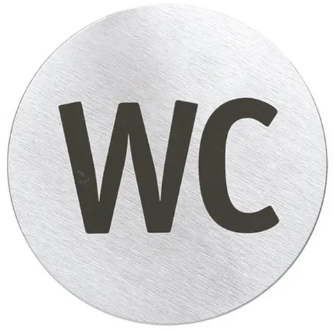 Oznaczenie WC SIGNO Blomus (stal matowa, 8 cm)