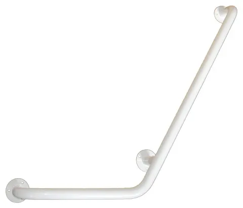 Uchwyt kątowy specjalny prawy 135º 80/40cm fi 25mm biały