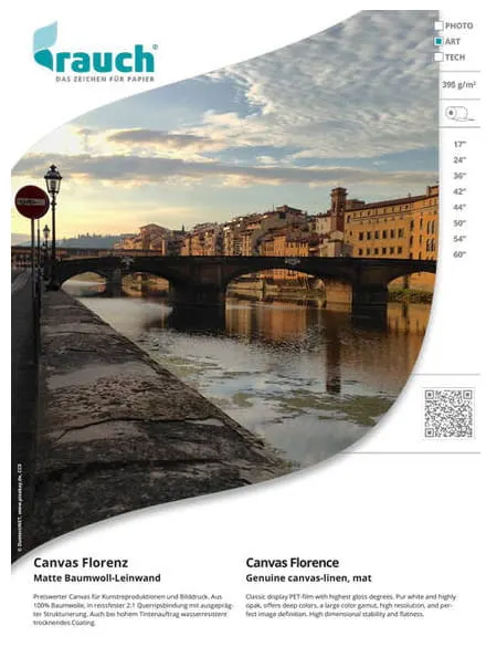 Płótno RAUCH Canvas Florence 395g/m2 - 610mm x 12m