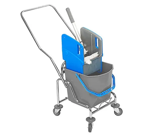 Wózek do sprzątania na kółkach Metal Chrom SCK25 HiG