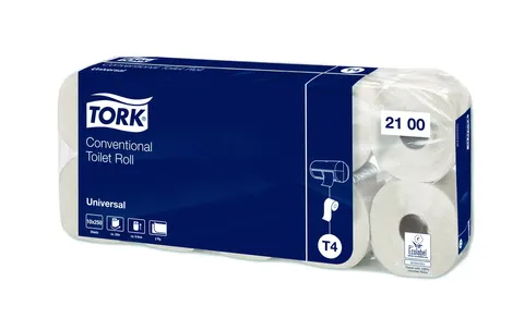 2100 Tork T4 Szary papier toaletowy Universal 2-warstwowy