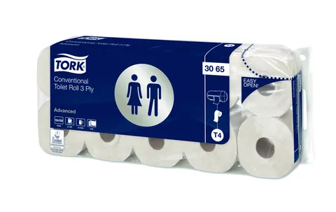 3065 Tork T4 papier toaletowy w rolce konwencjonalnej Premium