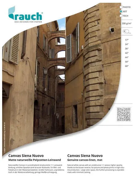 Płótno RAUCH Canvas Siena Nuovo 350g/m2 - 610mm x 3m