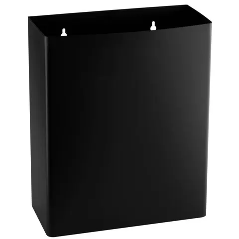 Kosz naścienny stal czarna 23l Black FANECO