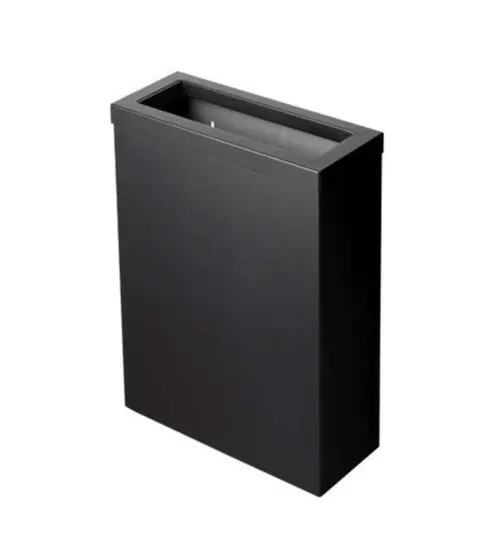 Kosz na śmieci naścienny 30l Prestige Black Impeco stal czarna
