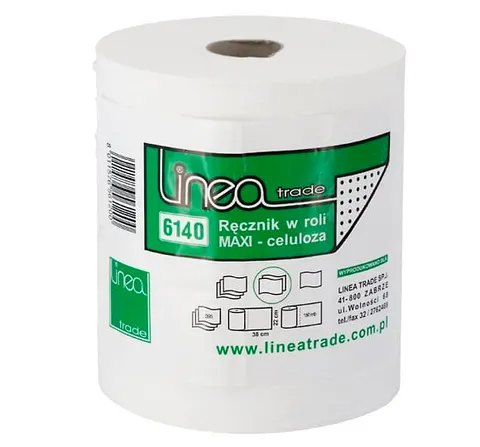 Ręcznik papierowy w roli biały 2 warstwowy 150 m 6140 MAXI