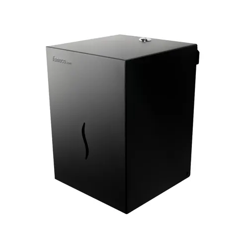 Podajnik na ręczniki w roli Hit Black Faneco stal czarna