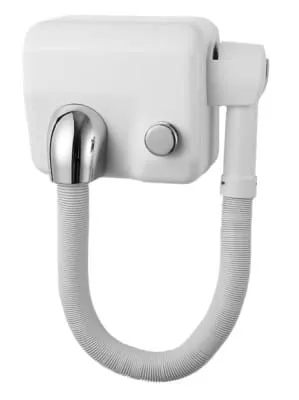 Suszarka basenowa do włosów 1200 W Stal Impeco Biała