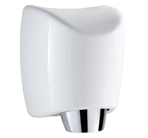 Suszarka do rąk stalowa biała White 1200W HIG