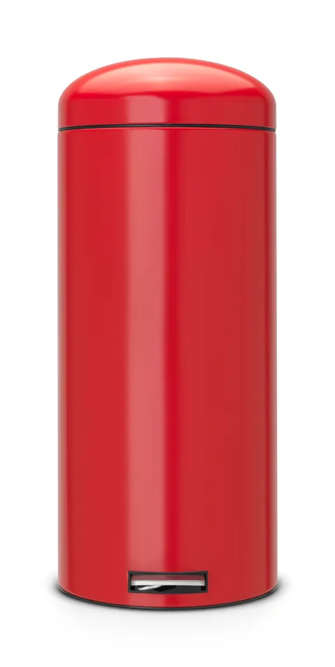 Kosz na śmieci pedałowy 30L Retro Silent PASSION RED Brabantia