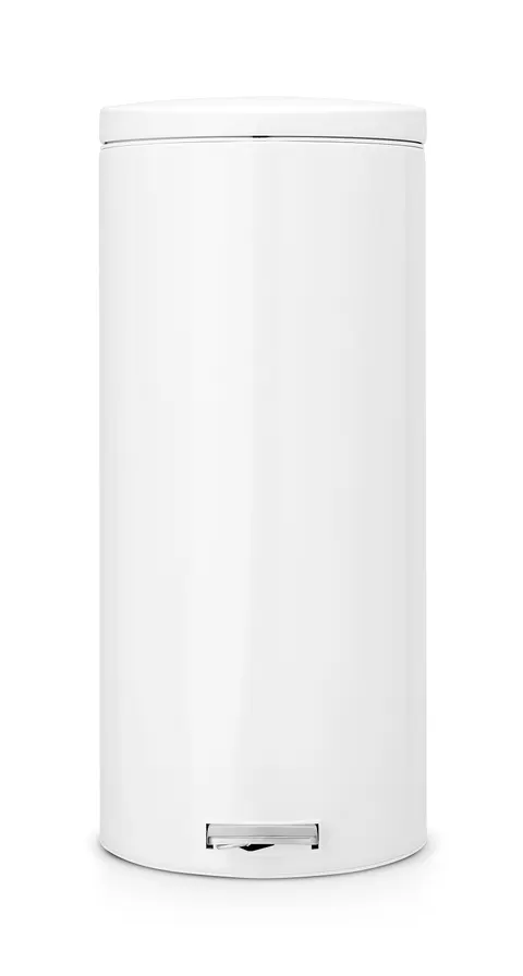 Kosz na śmieci 30L pedałowy Silent WHITE Brabantia