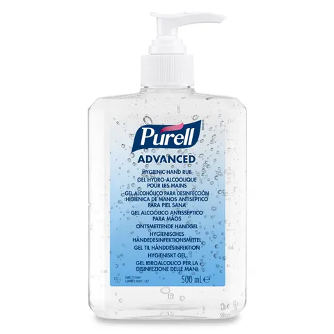 Żel do dezynfekcji rąk w butelce z pompką 500ml Purell Advance
