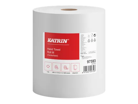 97593 Katrin M2 1W Ręcznik papierowy celuloza w roli Basic ( 64403 / 433383)