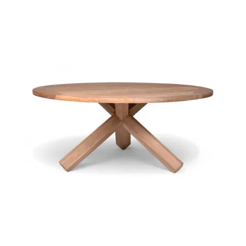 Stół ogrodowy teak BORDEAUX ⌀170cm