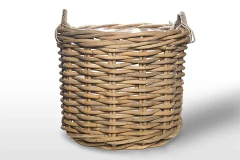 Kosz rattanowy RENNES ⌀65cm x wys. 55cm naturalny