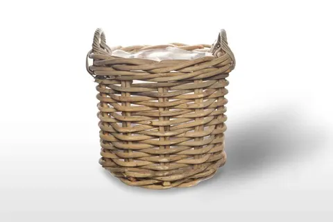 Kosz rattanowy RENNES ⌀50cm x wys. 45cm naturalny