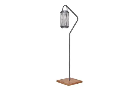 Stojak do lampy solarnej IVY teak antracyt