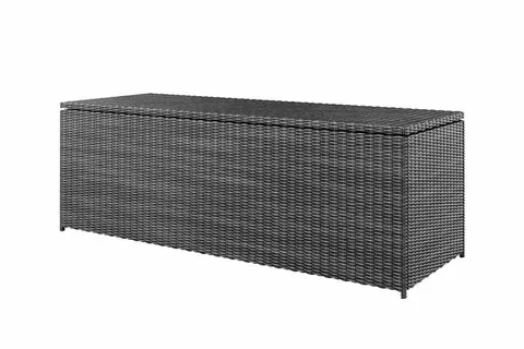 Skrzynia na poduszki SCATOLA 200cm royal szara 1181L