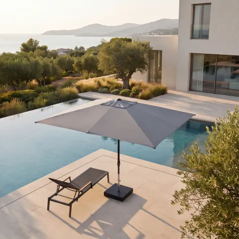 Parasol ogrodowy ​​​​​​ZENITH 2m x 2m antracyt