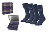 TOMMY HILFIGER MĘSKIE SKARPETY SKARPETKI GIFTBOX PREZENT 4P JEANS 701241158 003 - Rozmiar: 43-46