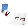 TOMMY HILFIGER SKARPETY SKARPETKI DZIECIĘCE 2 PARY BIAŁE 701226500 001 - Rozmiar: 15-18