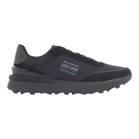 TOMMY HILFIGER BUTY MĘSKIE TJM TECHNICAL RUNNER ESS CZARNE EM0EM01265 BDS - Rozmiar: 44
