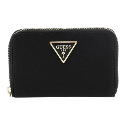 GUESS PORTFEL DAMSKI LAUREL II SLG MEDIUM ZIP CZARNY SWBG7459140 BLA