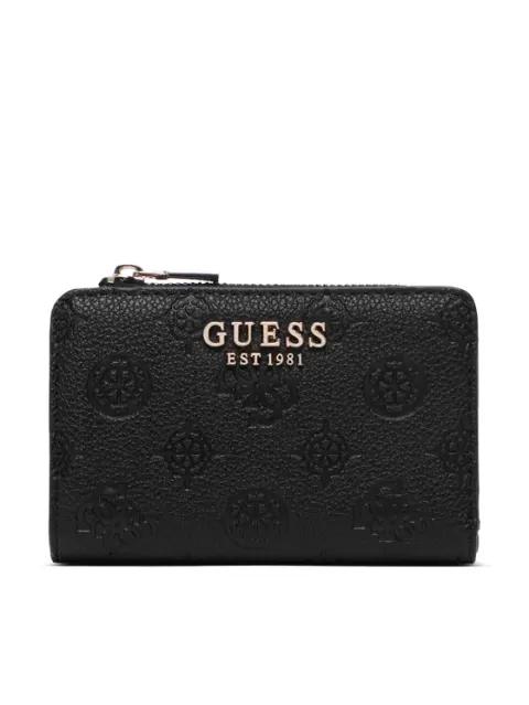 GUESS PORTFEL DAMSKI BLAKE SLG ZIP AROUND CARD CASE CZARNY SWPD2222156 BLO