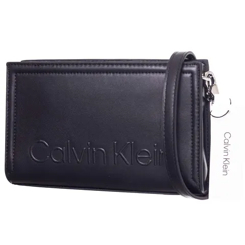 CALVIN KLEIN TOREBKA DAMSKA MINIMAL HARDWARE CROSSBODY BLACK K60K609846 BAX