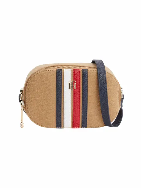 TOMMY HILFIGER TOREBKA DAMSKA TH ELEMENT CAMERA BAG MELTON KARMEL AW0AW13402 GW8