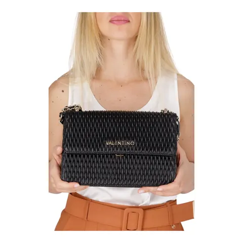 VALENTINO TOREBKA DAMSKA FREQUENCY RE FLAP BAG CZARNA VBS8DA09 001
