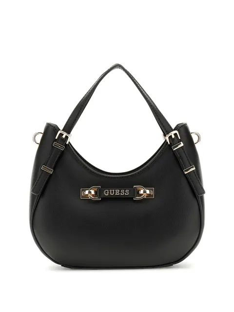 GUESS TOREBKA DAMSKA LEFIA SMALL SATCHEL CZARNA HWBG9644050 BLA