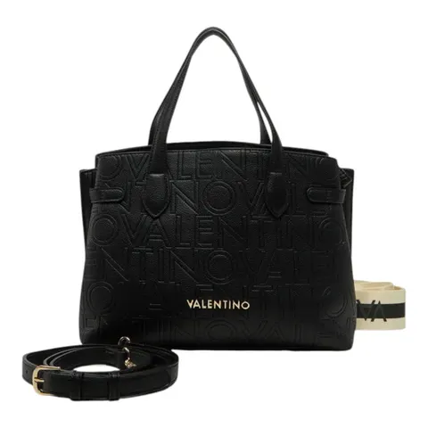VALENTINO TOREBKA DAMSKA PANSY SHOPPING CZARNA VBS8PG04 001