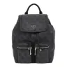 GUESS PLECAK DAMSKI MANHATTAN II FLAP CZARNO-SZARY HWSG7118310 CLO