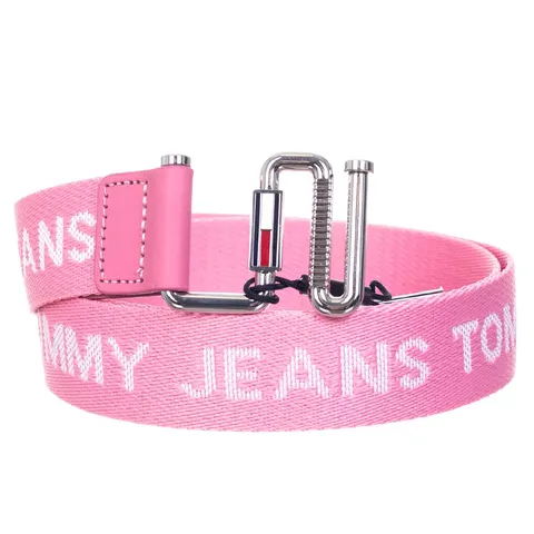TOMMY HILFIGER DAMSKI PASEK DO SPODNI TJW ESSENTIAL WEBBING BELT PINK AW0AW11650 THE - Rozmiar: 80
